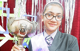 Brij Bihari Mishra Memorial Trophy for Academic Excellence – Umaiza